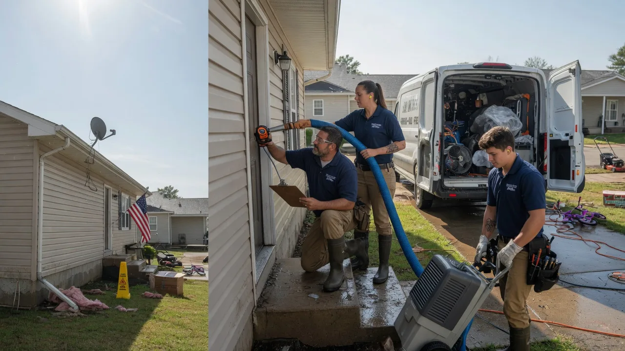 Ceiling Water Damage Restoration in Corwith, IA near me